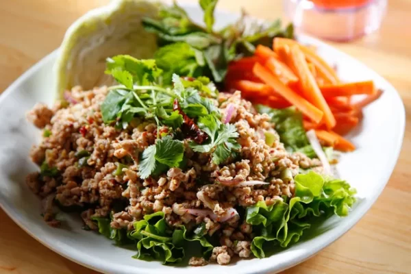 How to make "Tofu Larb", a delicious menu but great for weight control.